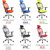 【乔志百盛】升降办公电脑椅子 时尚简约网布多功能转椅 办公椅子QZ-JJ-08(魅力红)第2张高清大图