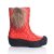 2013春季新款毅雅貉子毛装饰平跟厚底保暖雪地靴YY026(红色 40)第4张高清大图