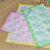 文博 洗巾布6层天然印花优质木质纤维洗碗布3枚/袋（BA6109）(2袋)第3张高清大图