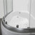 莱博顿neptum扇形浴缸淋浴房NE2142Z 卫生间凉房 钢化玻璃屏风 亚克力泡澡底座(90*90房体带中缸)第4张高清大图