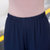 妈妈春装两件套装中年女夏装短袖T恤雪纺小衫中老年人洋气上衣服(藏青色 4XL建议（135-145）斤)第6张高清大图
