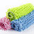 雨花泽（Yuhuaze） 雪尼尔 超细纤维清洁吸水抹布（粉蓝绿三条装）MLJ-9329第2张高清大图