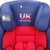 英国zazababy婴儿儿童安全座椅车载宝宝汽车用9个月-12岁3c认证(英国队长)第4张高清大图