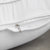 英爵居家枕头靠枕舒适纤维枕头单人枕芯花草枕(立体三线格-纯白)第5张高清大图