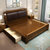 进畅家具 实木床中式1.8米双人床主卧婚床现代简约经济型1.5米箱框储物大床(1.8*2米 床)第2张高清大图