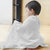 三利 纯棉纱布 A类标准 婴儿浴巾 柔软舒适毛巾被 吸湿透气裹巾抱被 新生儿盖毯(原白色)第2张高清大图