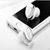 耳宝双耳无线蓝牙耳机4.1 手机通用型运动迷你蓝牙耳机(白色 官方标配)第4张高清大图