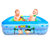 【*】乐悠宝宝 儿童 婴儿 宝宝游泳池充气 超大 家用(蓝夏威夷120X85X35cm)第3张高清大图