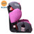 SIDM(斯迪姆)汽车儿童安全座椅德国设计9月-12岁变形金刚(玫瑰紫)第4张高清大图