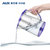 AUX奥克斯滤水壶家用直饮净水杯厨房净水器自来水净水壶滤芯过滤水壶(紫色 一壶10芯(超滤版))第2张高清大图