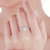 金一珠宝喜悦钻石戒指女白18K金求婚结婚钻戒群镶显钻女戒 需定制第5张高清大图