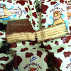 俄罗斯康吉大奶牛威化饼干巧克力奶味膨化食品进口零食240g满包邮