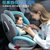 360度旋转ISOFIX硬接口儿童座椅汽车用宝宝婴儿便携式(360度奢华绿带款+侧翼防护 默认版本)第2张高清大图