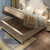 卡富丹 美式床主卧床欧式床双人床1.8米公主床白色MC02(1.8米床+2个床头柜+床垫（框架款）)第3张高清大图