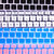 华硕X580 顽石五代 4代FL8000UQ FL5900u fx50j 笔记本键盘保护膜(全彩蓝色)第4张高清大图