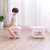 爱丽思IRIS Hello Kitty儿童塑料带滑轮玩具收纳箱 KTC-450HK(粉白)第4张高清大图