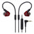 Audio Technica/铁三角 ATH-LS200iS 两单元手机带线控入耳式耳机(红)第5张高清大图