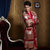 喜芬妮春夏新款舒适柔滑丝质长袖男士睡袍睡衣家居服(20501男红色)第5张高清大图