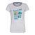 探路者新款T恤夏男女半袖速干圆领运动透气短袖TAJD81243(白色-女款)第3张高清大图