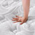 Serta/美国舒达 普林斯顿II 乳胶弹簧床垫 单面免翻设计羊毛 1.8m双人床垫 1.5*2.0米 1.8*2.0(白色 1.5*2.0m)第2张高清大图
