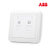 ABB开关插座面板德静系列白色86型二位电话电脑插座网线宽带座机电话线插座AJ323第2张高清大图