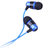 爱易思（Easeyes）EM13丽音系列3.5接口耳机（蓝色）第4张高清大图