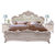 木巴欧式床实木双人床1.8米公主床婚床主卧家具法式床(C348+CTG044(两个床头柜） 默认)第5张高清大图