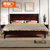喜临门 美式床 双人床实木框架卧室婚床现代简约卧室家具组合 加州阳光(图片色 1.5m)第2张高清大图
