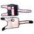 美洲狮（COUGAR） 轮滑护具MH630儿童溜冰鞋护具6件套护手护肘护膝(粉色 M码(7-11岁))第4张高清大图
