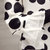 莉妮吉尔2016秋装新款波点风衣中长款长袖黑白圆点韩版圆领宽松外套女(白色 XL)第4张高清大图