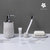 日本AKAW爱家屋台面牙刷置物盒水磨石牙刷托卫生间浴室家用(加藤肥皂盒)第5张高清大图