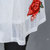 VEGININA 中长款薄防晒衣外搭宽松民族风开衫 9653(白色 XL)第5张高清大图