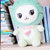 可爱西瓜兔毛绒玩具兔子玩偶兔兔公仔睡觉抱枕女孩生日礼物(绿色（30cm）)第2张高清大图