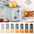 东菱 Donlim 多士炉烤面包机 DL-8188 家用2片吐司机多功能早餐机 三明治机第4张高清大图