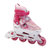 DISNEY/迪士尼2004溜冰鞋儿童滑冰鞋直排轮滑鞋可调闪光旱冰鞋送六件套(30-33可调)第2张高清大图
