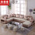 浪漫星 沙发 简约现代中小户型客厅家具沙发 布艺沙发8060(三件套-赠四布凳)第4张高清大图