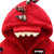 贝壳元素宝宝卡通外套 冬装韩新款男童女童童装儿童加绒加厚衫wt6815(120 红色)第2张高清大图