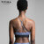 TITIKA跑步服女夏季瑜伽运动文胸背心防震聚拢带胸垫吸汗瑜伽上衣(印花 XL)第4张高清大图