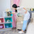 爱丽思IRIS 儿童多用收纳柜彩色收纳柜简易组装柜儿童书柜3层(KSB-3S白蓝色)第3张高清大图