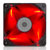 先马(SAMA) 游戏风暴(12CM) 12厘米彩色LED灯光 机箱散热风扇(红色)第4张高清大图