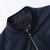BOUNAROTI ZMBNLDJ8508 男式夹克纯色休闲棒球服男夹克男士风衣外套(蓝色 180)第3张高清大图