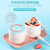 生活元素（LIFE ELEMENT）酸奶机S11 家用全自动酸奶陶瓷分杯自制酸奶机【500ml*2内胆】(粉蓝色)第3张高清大图