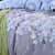 南极人家纺全棉被套单件单双人纯棉斜纹被套公主韩版被套(迷迭香 220x240cm)第3张高清大图