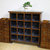 杉桐实木药柜斗柜分类收纳柜储物柜整装发货(拉丝款  棕色)第3张高清大图