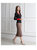 MISS LISA秋季新款女装V领撞色针织衫毛衣上衣T3210(黑色 XL)第4张高清大图
