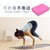 嘀威尼 Diweini可折叠瑜伽垫便携式薄款防滑女小超薄旅行携带男加长加厚专业健身(紫色月相图案 8mm(初学者))第4张高清大图