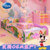 迪士尼儿童床男女孩家具Disney公主床带护栏卡通软床1.5m米粉色(粉色 公主系列)第4张高清大图