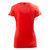 阿玛尼Armani女士纯棉短袖T恤女装大圆领印花性感半袖t恤90858(红色 S)第5张高清大图