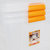 爱丽思IRIS 50L大号环保树脂彩色整理塑料收纳箱TB-54D 三个套装(橙色/透明)第3张高清大图