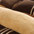 玛西亚床上用品法莱绒四件套运动风加厚保暖超柔珊瑚绒床单款纯色素色双拼色运动款包邮(咖啡驼 加大号：被套220*240)第3张高清大图